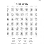 Road Safety Word Search   Wordmint