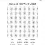 Rock And Roll Word Search   Wordmint