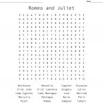 Romeo And Juliet Word Search   Wordmint