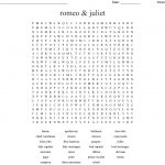 Romeo & Juliet Word Search   Wordmint