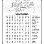 Saints Word Search   Catholicbrain