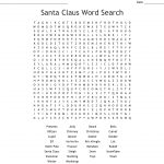 Santa Claus Word Search   Wordmint