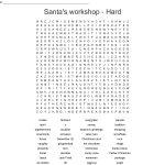 Santa's Workshop   Hard Word Search   Wordmint
