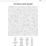 Science And Sound Word Search   Wordmint