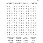 Science: Energy Word Search   Wordmint