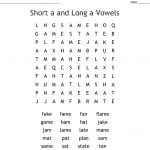 Short A And Long A Vowels Word Search   Wordmint