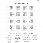 Soccer Teams Word Search   Wordmint