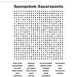 Spongebob Squarepants Word Search   Wordmint