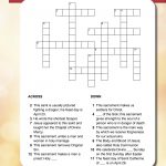 St George & Sacraments Crossword | Sacrament, Printable