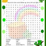 St Patricks Day Word Search | St Patrick's Day Words, St