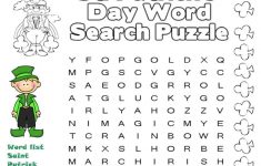 St.patrick's Day Wordsearch – English Esl Worksheets For