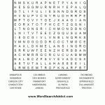 State Capitals Printable Word Search Puzzle | Word Find