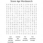 Stone Age Word Search   Wordmint