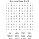 Stress And Your Health Word Search   Wordmint