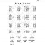 Substance Abuse Word Search   Wordmint