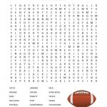 Super Bowl Word Search Printable In 2020 | Super Bowl, Super