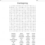 Thanksgiving Word Search   Wordmint