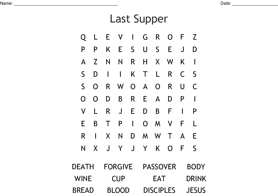 last-supper-word-search-printable-word-search-printable