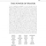 The Power Of Prayer Word Search   Wordmint