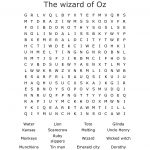 The Wonderful Wizard Of Oz Word Search   Wordmint