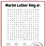 This Martin Luther King Jr. Word Search Printable Worksheet