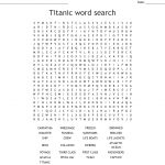 Titanic Word Search   Wordmint