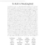 To Kill A Mockingbird Word Search   Wordmint