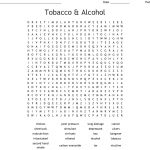 Tobacco & Alcohol Word Search   Wordmint