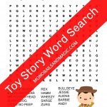 Toy Story Word Search Free Printable | Valentines Day Words