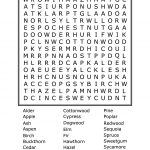 Trees Word Search