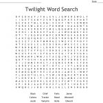 Twilight Word Search   Wordmint