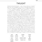 Twilight Wordsearch   Wordmint