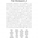 Types Of Fish Word Search   Wordmint