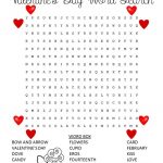 Valentine Word Search And Puzzles – Coloring.rocks!
