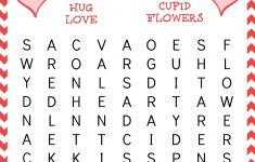 Valentine's Day Free Printable Word Search | Valentines Day