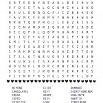 Valentine's Day Word Search – Free Printable Download