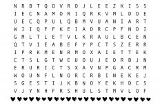 Valentine's Day Word Search – Free Printable Download