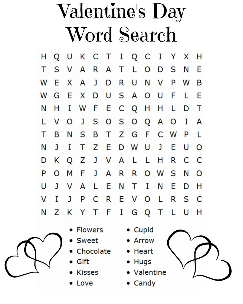 Valentine&amp;#039;s Day Word Search Printable : Woman Of Many Roles
