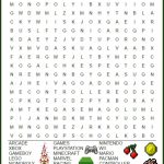 Video Game Themed Word Search For Kids | Video Games For