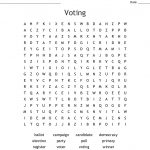 Voting Word Search   Wordmint