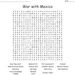 War With Mexico Word Search   Wordmint