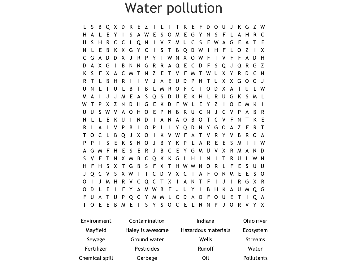 water-pollution-word-search