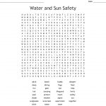 Water Safety Wordsearch   Wordmint