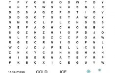 Winter Word Search Free Printable | Winter Words, Word