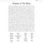 Women Of The Bible Word Search   Wordmint