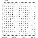 Word Search Halloween Coloring Pages Printable