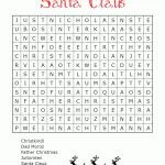Word Search: Santa Claus (Free Printable)