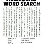 Word Search Worksheet To Print | Printable Puzzles For Kids