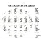 Word Search Worksheets For Brain Activity | Coloring Pages
