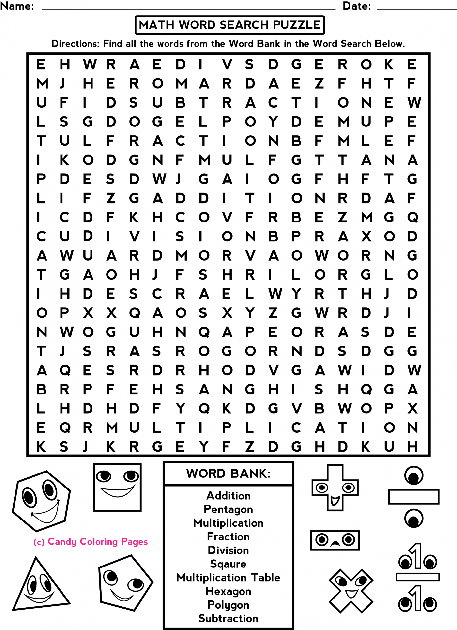 Word Searches Such As This One Will Help The Students Get